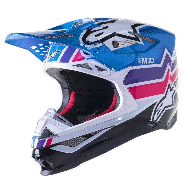 Alpinestars Sm10 Tld Edition 23 Helmet - Starlit Blue - View 1 | Everest Motorcycles