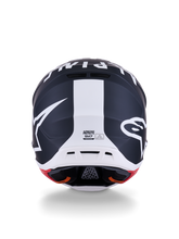 Load image into Gallery viewer, Alpinestars SM7 Dasher ECE06 Helmet - Black/White Matt - View 6 | Everest Motorcycles