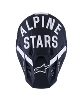 Load image into Gallery viewer, Alpinestars SM7 Dasher ECE06 Helmet - Black/White Matt - View 5 | Everest Motorcycles