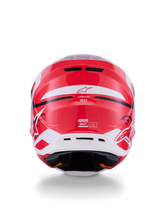 Load image into Gallery viewer, Alpinestars SM7 Deed ECE06 Helmet - Red/Black/White/Glossy - View 5 | Everest Motorcycles
