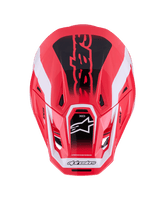 Load image into Gallery viewer, Alpinestars SM7 Deed ECE06 Helmet - Red/Black/White/Glossy - View 6 | Everest Motorcycles