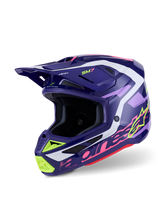 Load image into Gallery viewer, Alpinestars SM7 Deed ECE06 Helmet - Purple/Pink/Glossy - View 1 | Everest Motorcycles