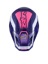 Load image into Gallery viewer, Alpinestars SM7 Deed ECE06 Helmet - Purple/Pink/Glossy - View 6 | Everest Motorcycles