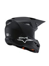 Load image into Gallery viewer, Alpinestars Sm3 Youth Solid Ece06 Helmet - Matt Black - View 2 | Everest Motorcycles