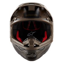 Load image into Gallery viewer, Alpinestars Supertech SM10 Le Squad 23 Helmet - Darkbrown Kangaroo Gold - View 2 | Everest Motorcycles
