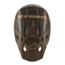 Load image into Gallery viewer, Alpinestars Supertech SM10 Le Squad 23 Helmet - Darkbrown Kangaroo Gold - View 7 | Everest Motorcycles