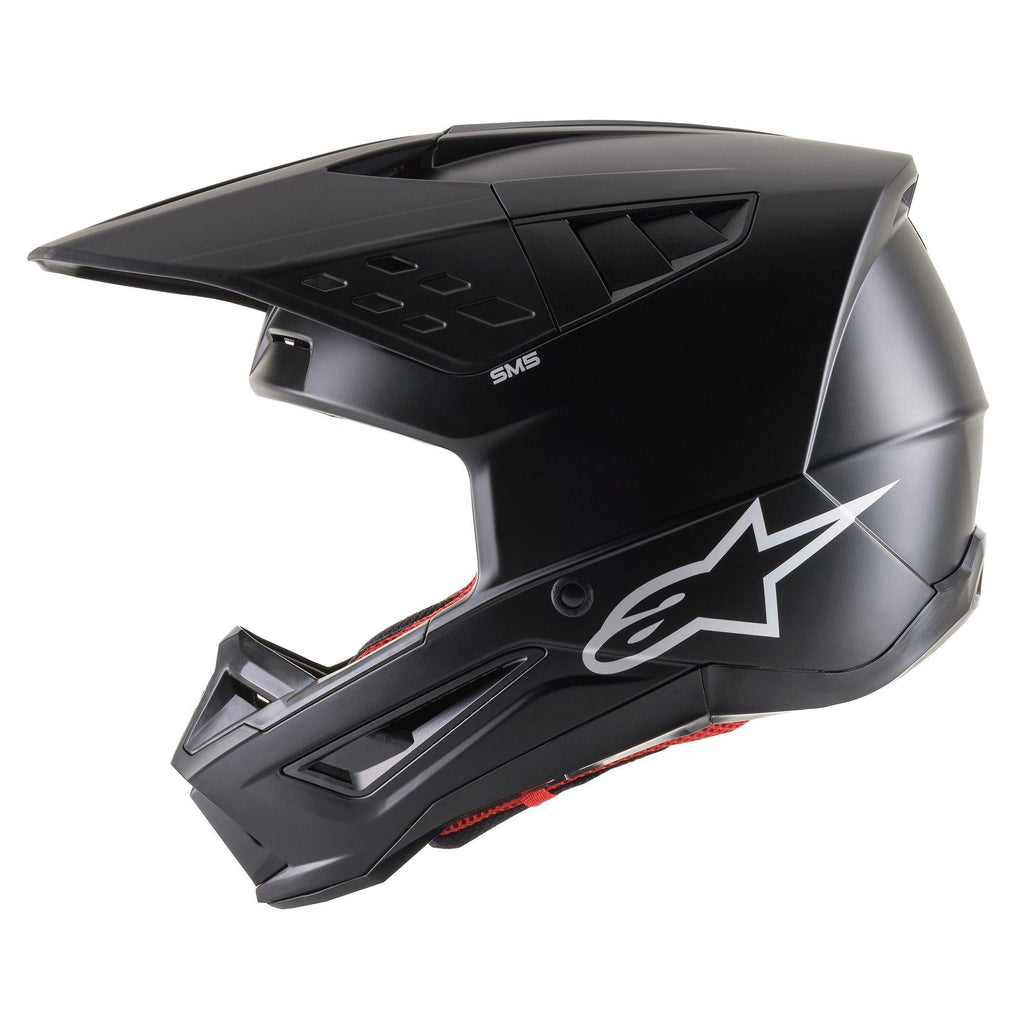Alpinestars SM5 Solid Ece 22.06 Helmet - Black Matt - View 1 | Everest Motorcycles