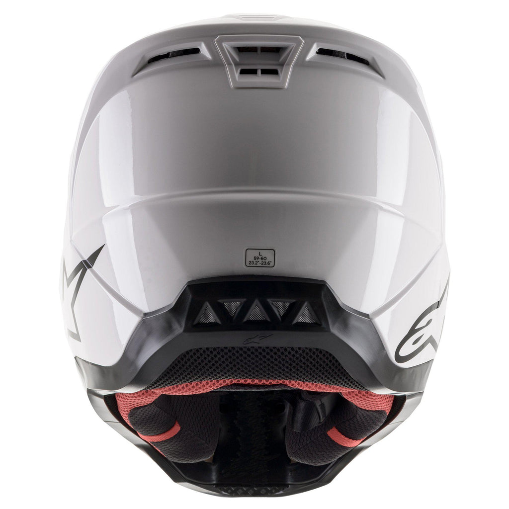 Alpinestars SM5 Solid Ece 22.06 Helmet - White Gloss - View 5 | Everest Motorcycles