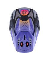 Load image into Gallery viewer, Alpinestars SM7 Jettson ECE06 Helmet - Gray/Purple/Black/Glossy - View 4 | Everest Motorcycles