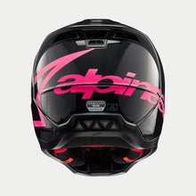 Load image into Gallery viewer, Alpinestars SM5 Corp Ece 22.06 Helmet - Black Diva Pink Gloss - View 4 | Everest Motorcycles