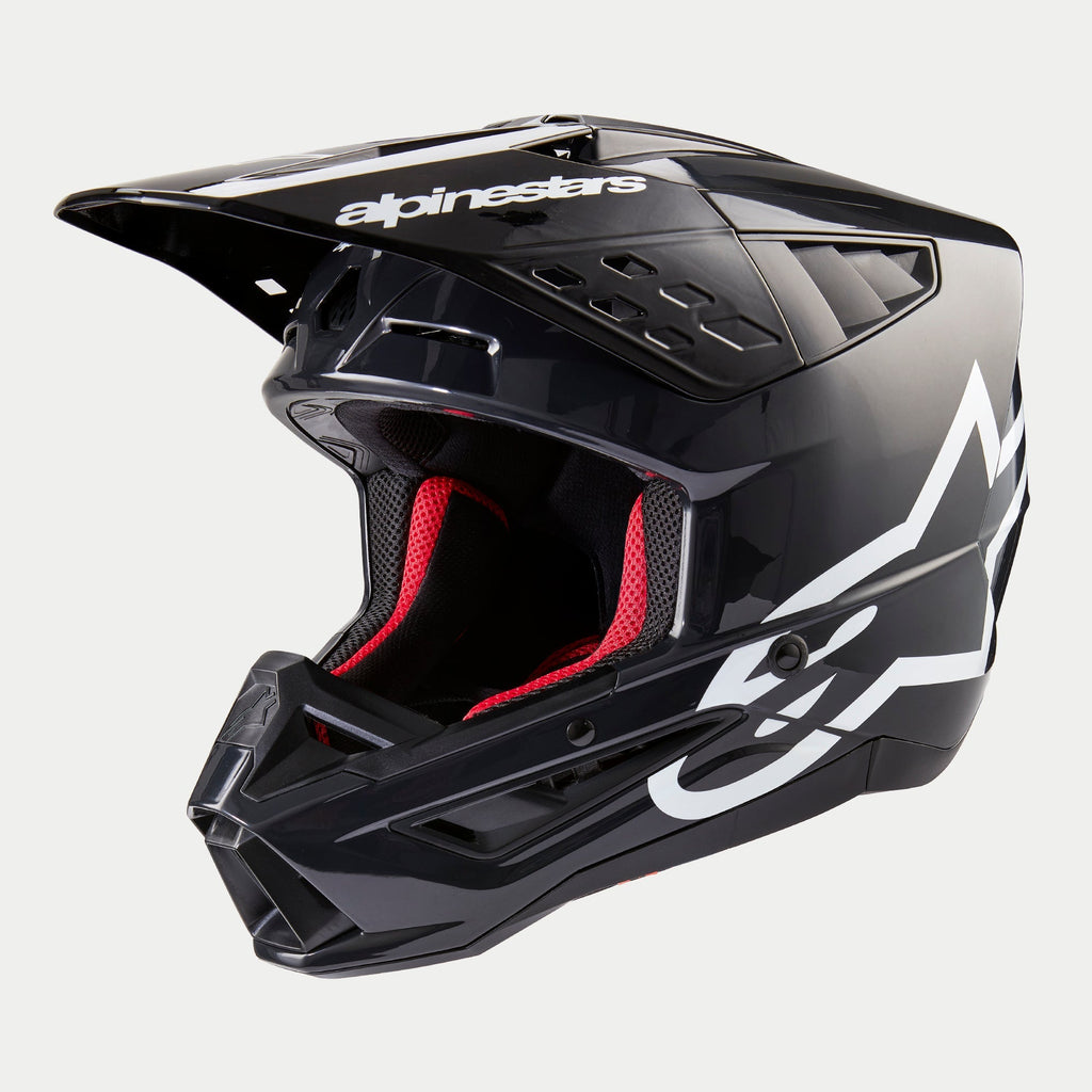 Alpinestars SM5 Corp Ece 22.06 Helmet - Dark Gray Gloss - View 1 | Everest Motorcycles