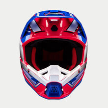 Load image into Gallery viewer, Alpinestars SM5 Sail Ece 22.06 Helmet - White Diva Pink Enamel Blue Gloss - View 2 | Everest Motorcycles