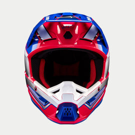 Alpinestars SM5 Sail Ece 22.06 Helmet - White Diva Pink Enamel Blue Gloss - View 2 | Everest Motorcycles