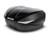 Shad SH58 Top Case Cover Plate Set - Black Metal
