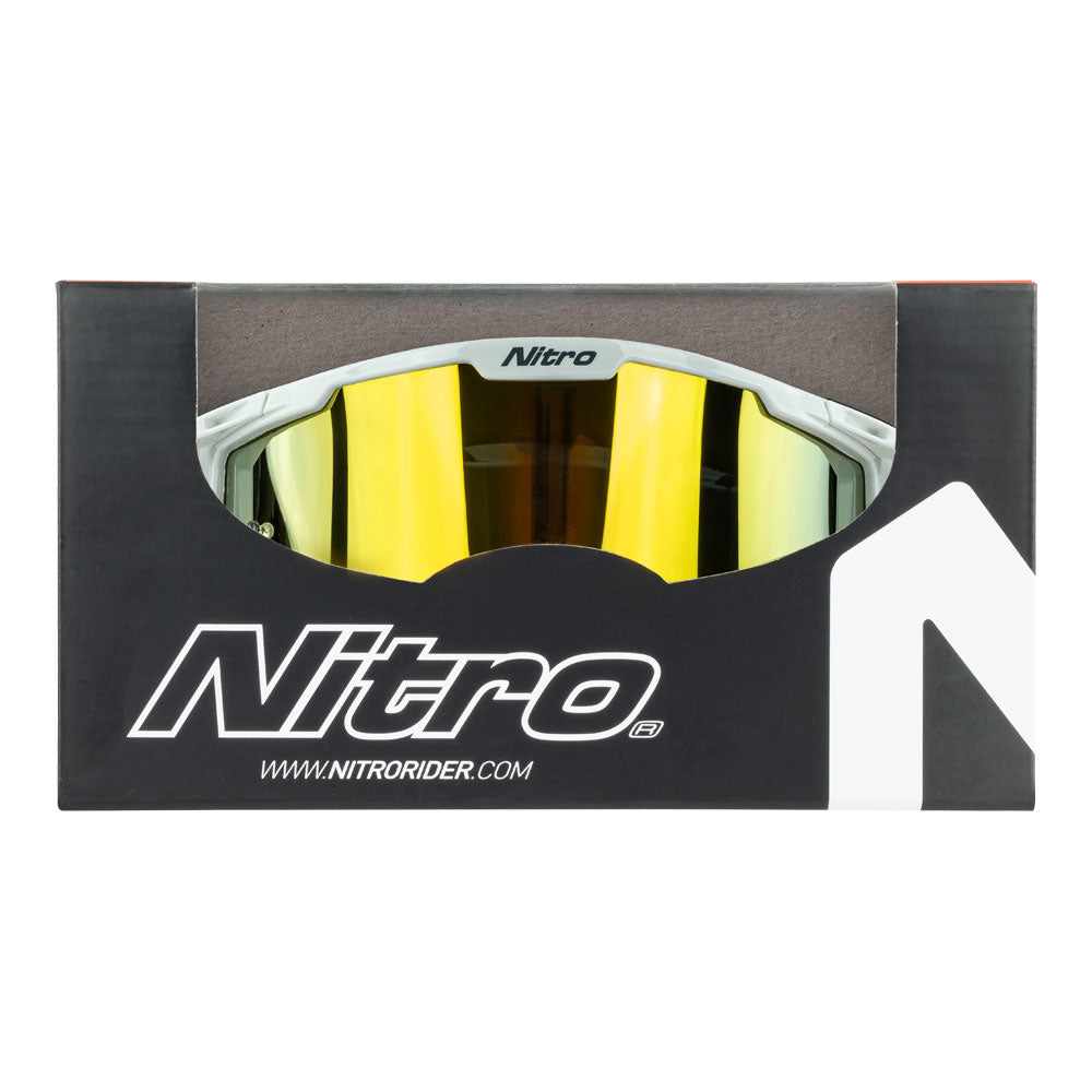NITRO NV-100 MX GOGGLE WHITE