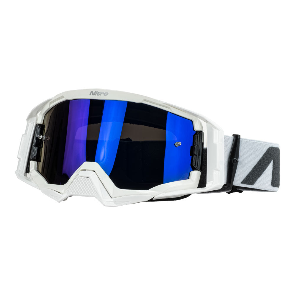 NITRO NV-150X GOGGLE WHITE FRAME BLUEENS