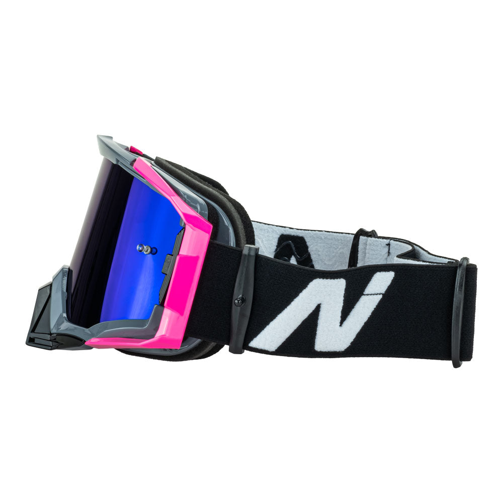 NITRO NV-150X GOGGLE GREY/PINK FRAME BLUEENS