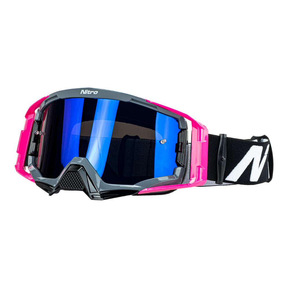 NITRO NV-150X GOGGLE GREY/PINK FRAME BLUEENS