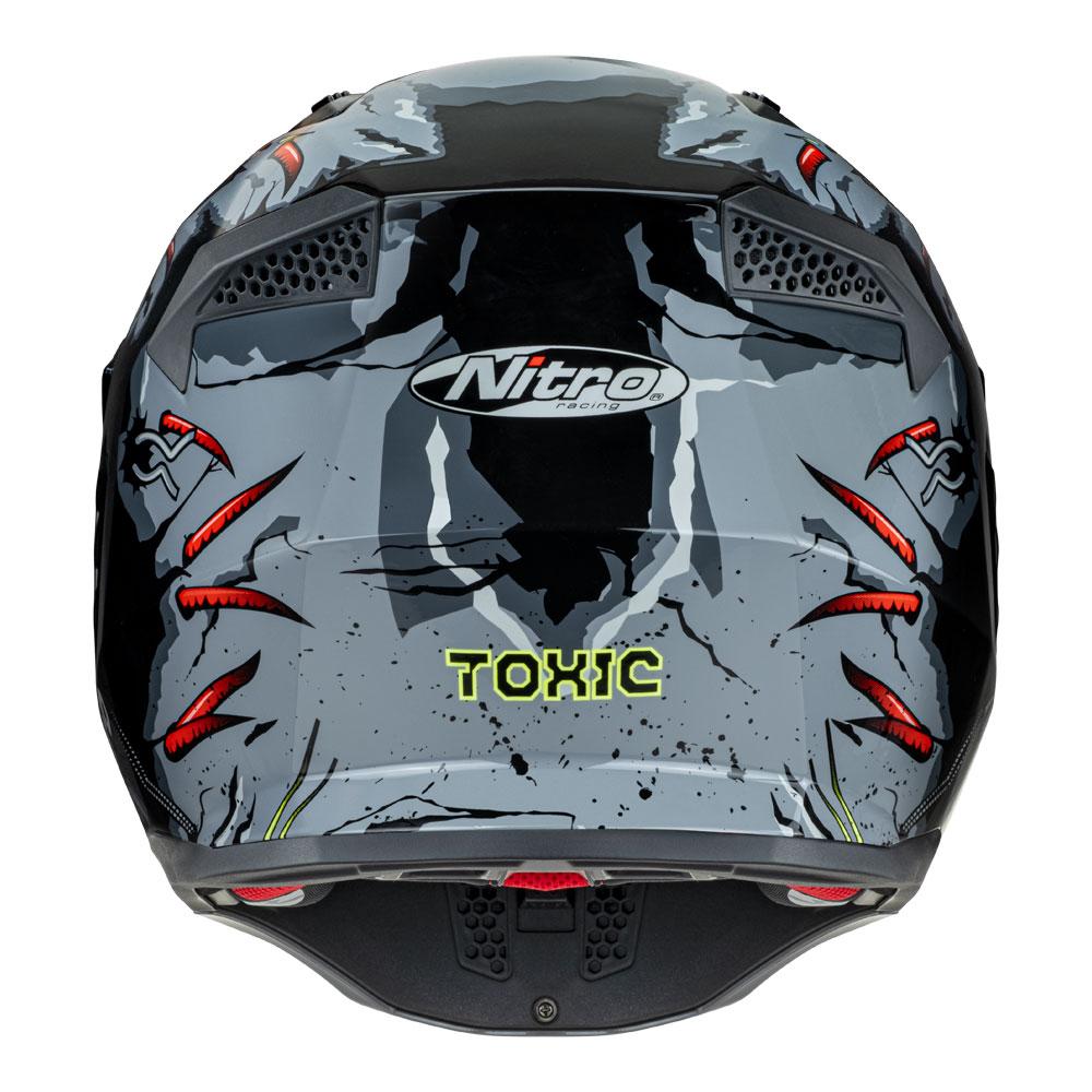 NITRO NZ302 TOXIC GREY/RED