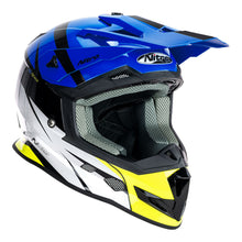 Load image into Gallery viewer, NITROX700 YOUTH RECOIL BLACK/BLUE/WHITE/FLURO YELLOW