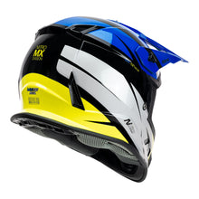 Load image into Gallery viewer, NITROX700 YOUTH RECOIL BLACK/BLUE/WHITE/FLURO YELLOW