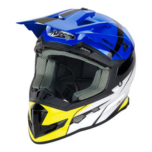 Load image into Gallery viewer, NITROX700 YOUTH RECOIL BLACK/BLUE/WHITE/FLURO YELLOW