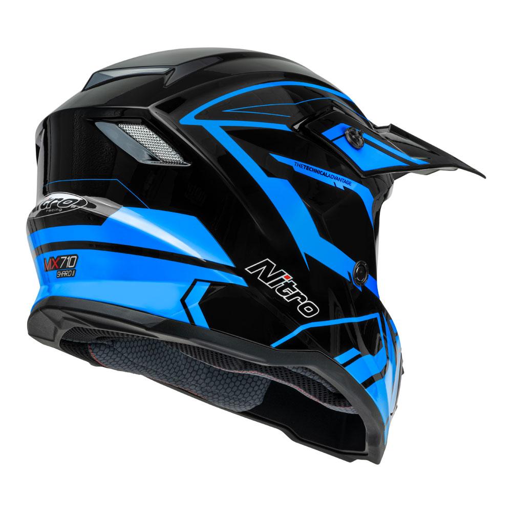 NITRO MX710 YOUTH SHARD II BLUE/BLACK