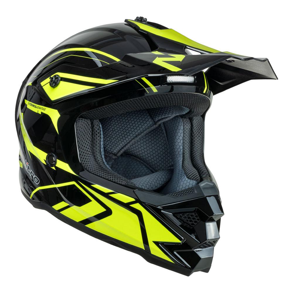 NITRO MX710 YOUTH SHARD II FLURO YELLOW/BLACK