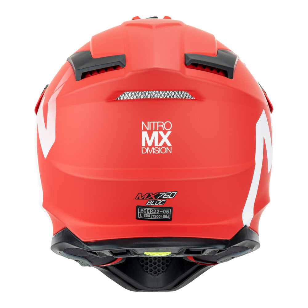 NITRO MX760 SATIN RED/WHITE