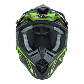 NITRO MX760 SATIN BLACK/FLURO GREEN
