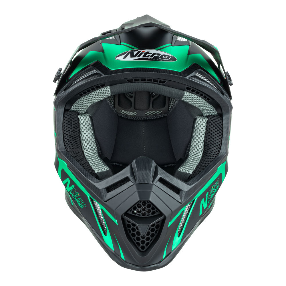 NITRO MX760 SATIN BLACK/TEAL