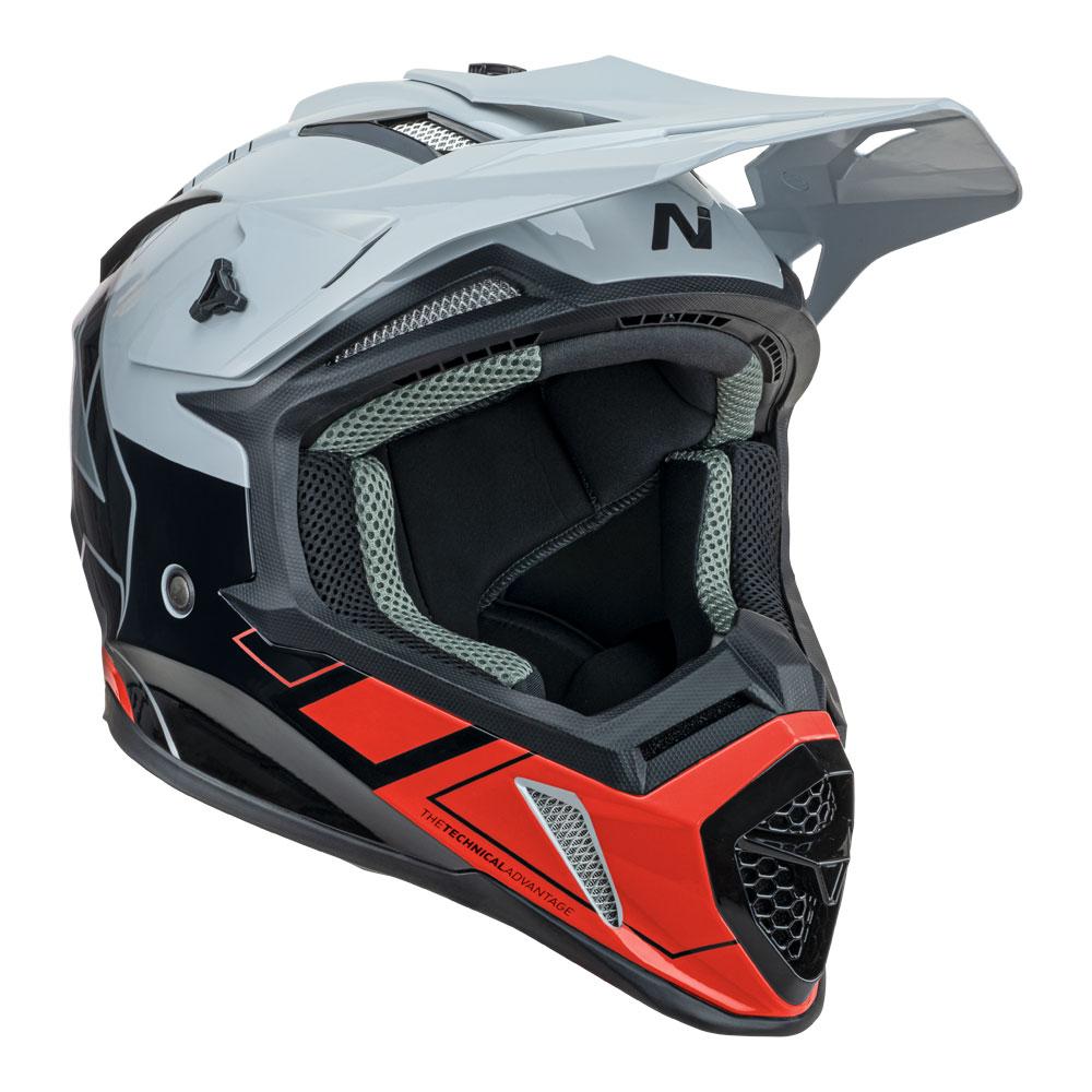 NITRO MX760 GLOSS SILVER/GREY/BLACK/RED