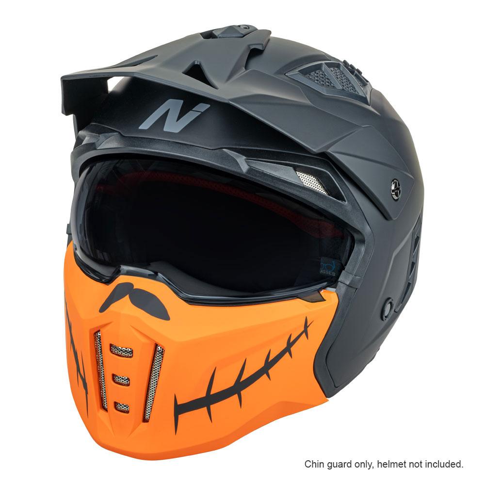 NITRO NZ302 ATTITUDE CHIN MASK HALLOWEEN PUMPKIN