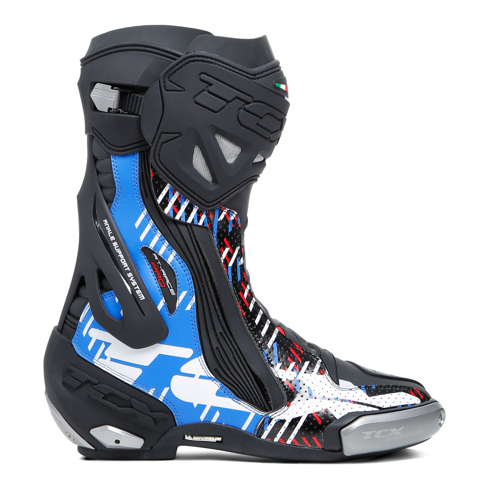 TCX RT-RACE PRO AIR BOOTS BLACK/BLUE/RED