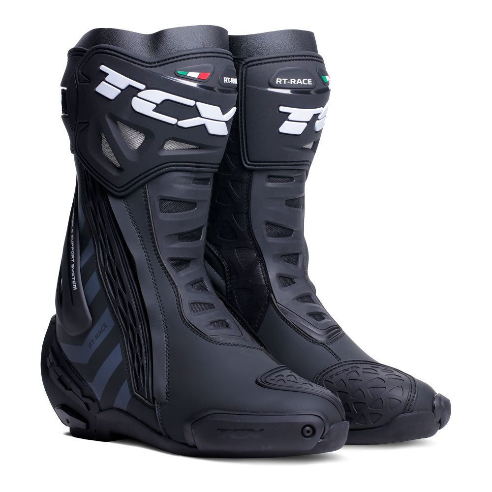 TCX RT-RACE BOOTS BLACK/DARK GREY