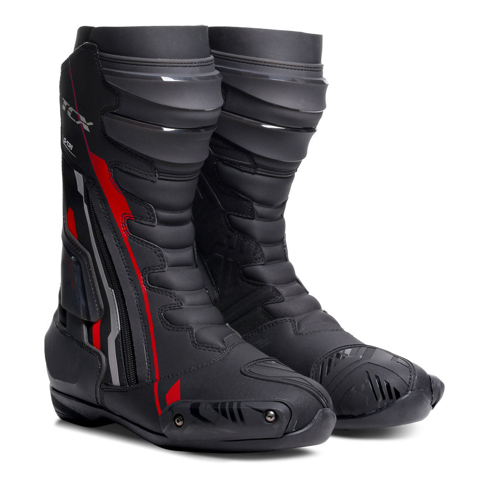 TCX S-TR1 BOOTS BLACK/RED/WHITE