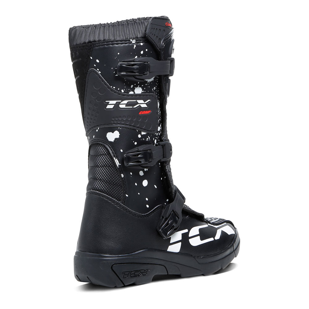 TCX COMP KID BOOTS BLACK/WHITE