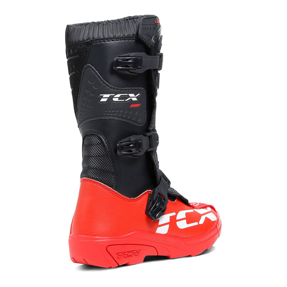 TCX COMP KID BOOTS BLACK/RED