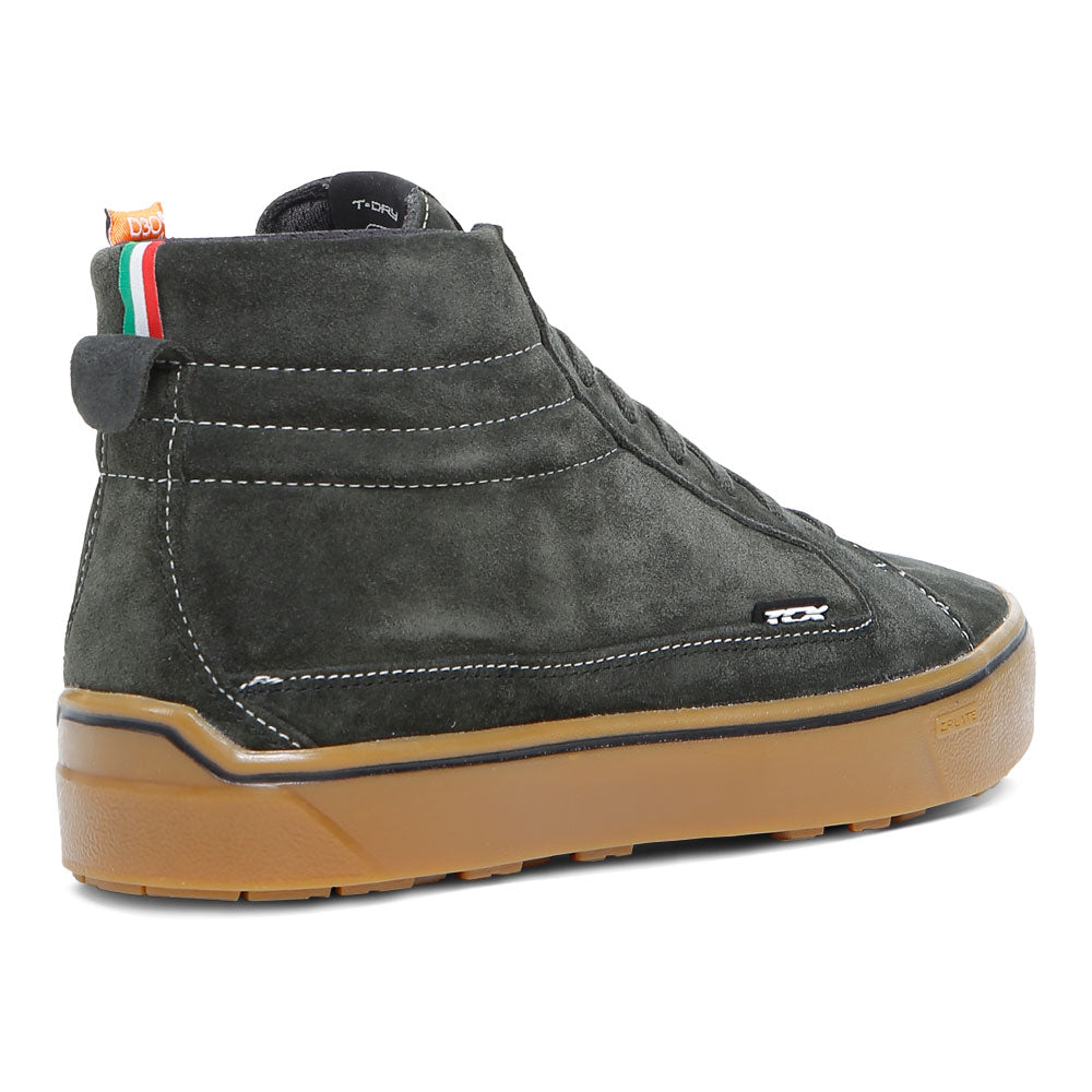 TCX STREET 3 WATERPROOF BOOTS GREEN/BROWN