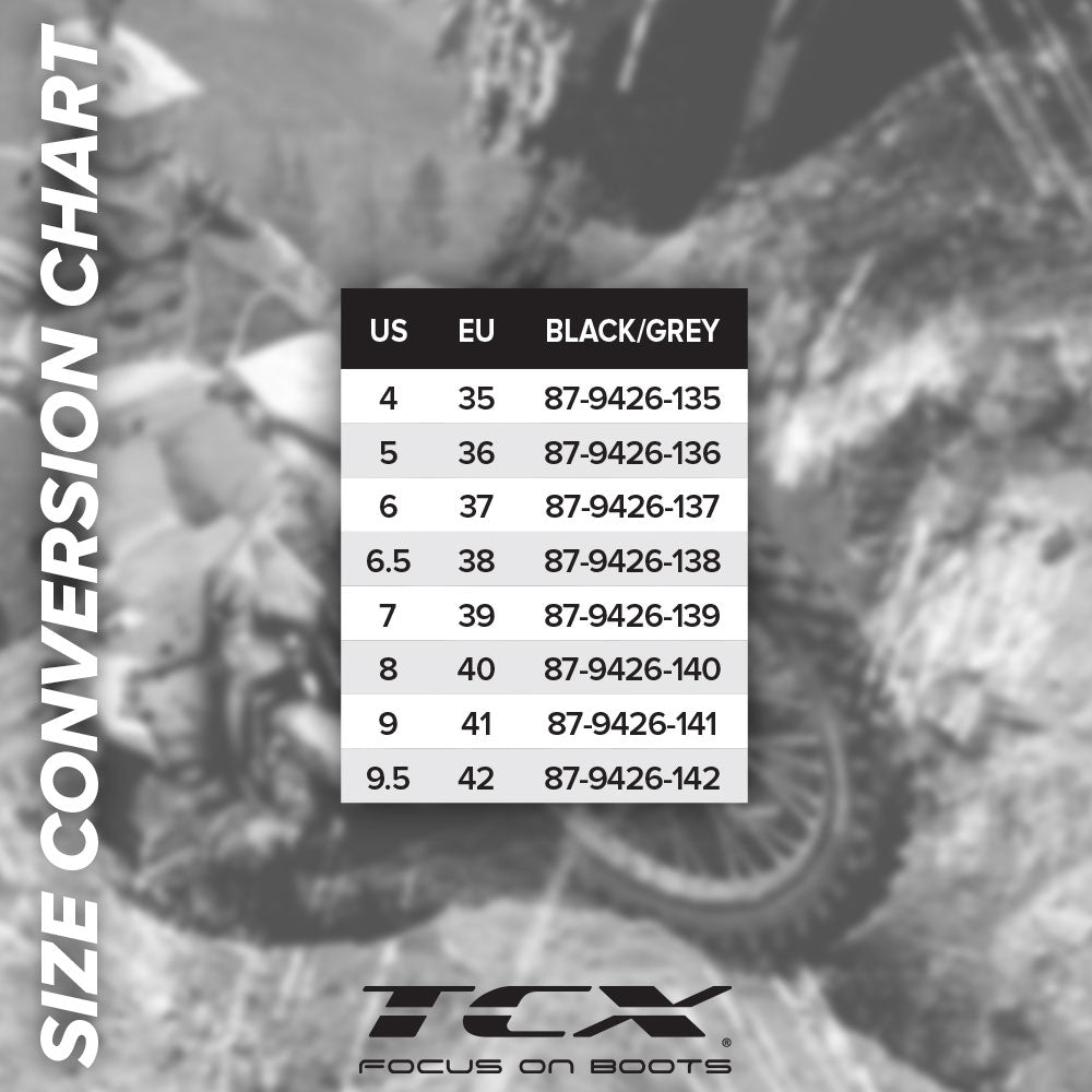 TCX STREET 3 LADY AIR BOOTS BLACK/GREY