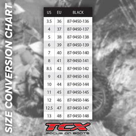 TCX Pulse Motorcycle Shoes - Black - MotoHeaven