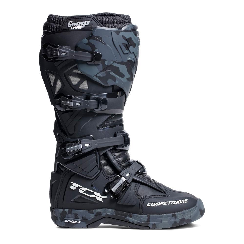TCX COMP EVO 2 MICHELIN BOOTS BLACK/CAMO