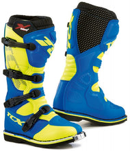 Load image into Gallery viewer, TCX X-Blast Boots– Blue/Yellow - MotoHeaven