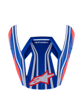 Load image into Gallery viewer, Alpinestars SM3 Youth Wurx ECE06 Visor - Blue Red White Black Glossy | Everest Motorcycles
