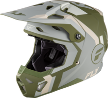 Load image into Gallery viewer, Fly Racing Formula CP Seal Helmet - Stone/Khaki/Olive