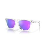 Oakley Frogskins Sunglasses Prizm Violet Lenses,  Polished Clear Frame