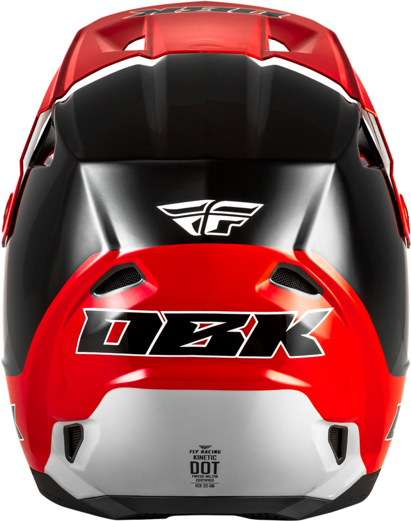 Fly Racing Kinetic SE DBK Helmet - Black/Red/Grey