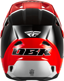Fly Racing Kinetic SE DBK Helmet - Black/Red/Grey