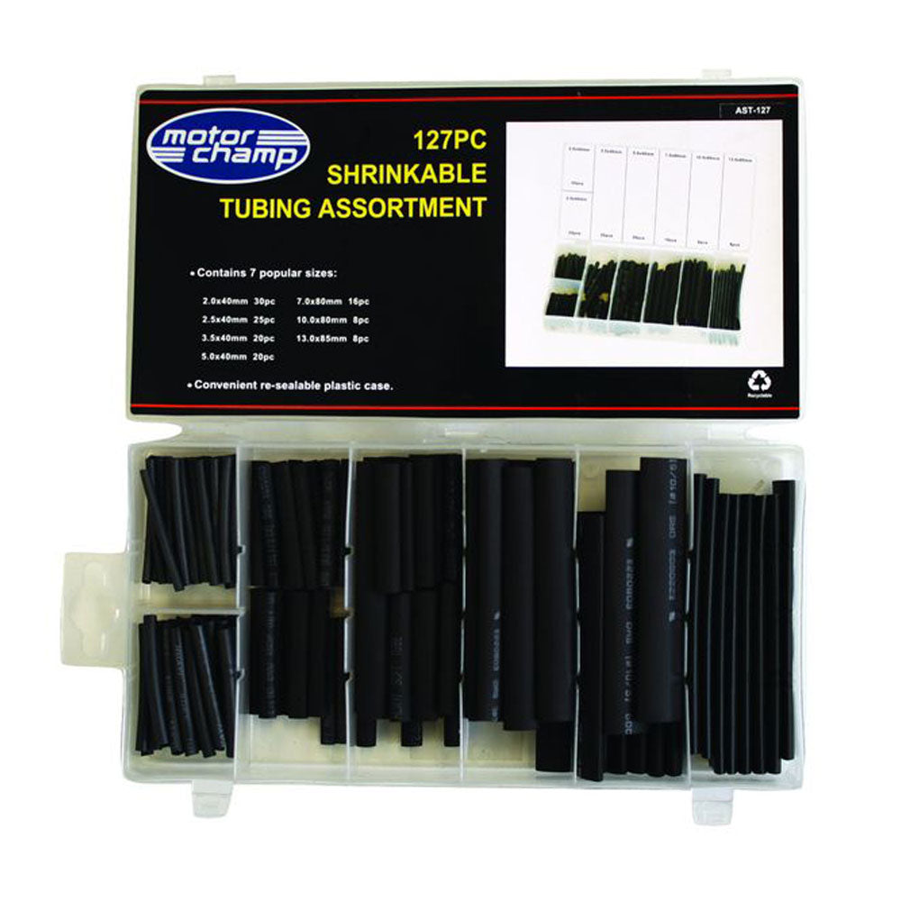 CPR Shrinkable Tubing Kit 127 Piece Black