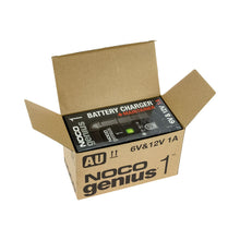 Load image into Gallery viewer, NOCO Genius 1 Battery Charger for Lead Acid 6 &amp; 12V and 12.8V Lithium Batteries